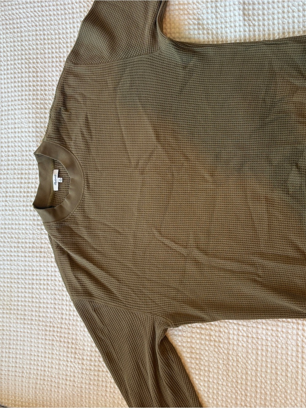 Madewell Olive Green Crewneck Sweater